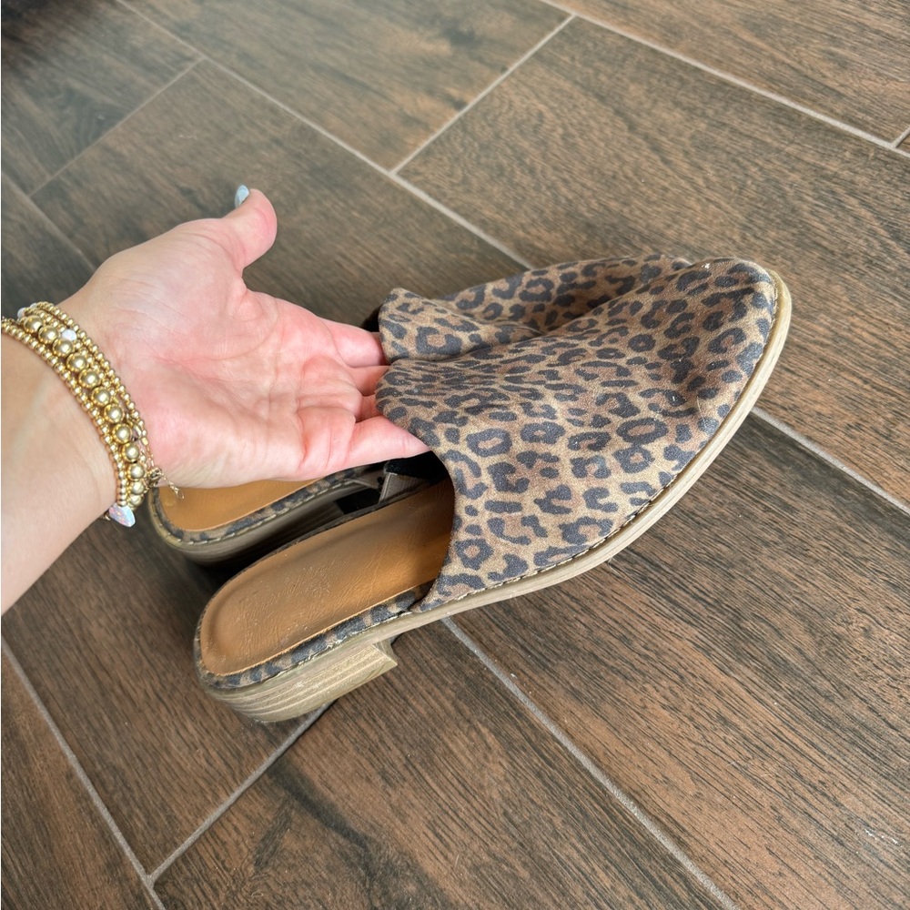 Leopard Print Women's Slip-On Shoes